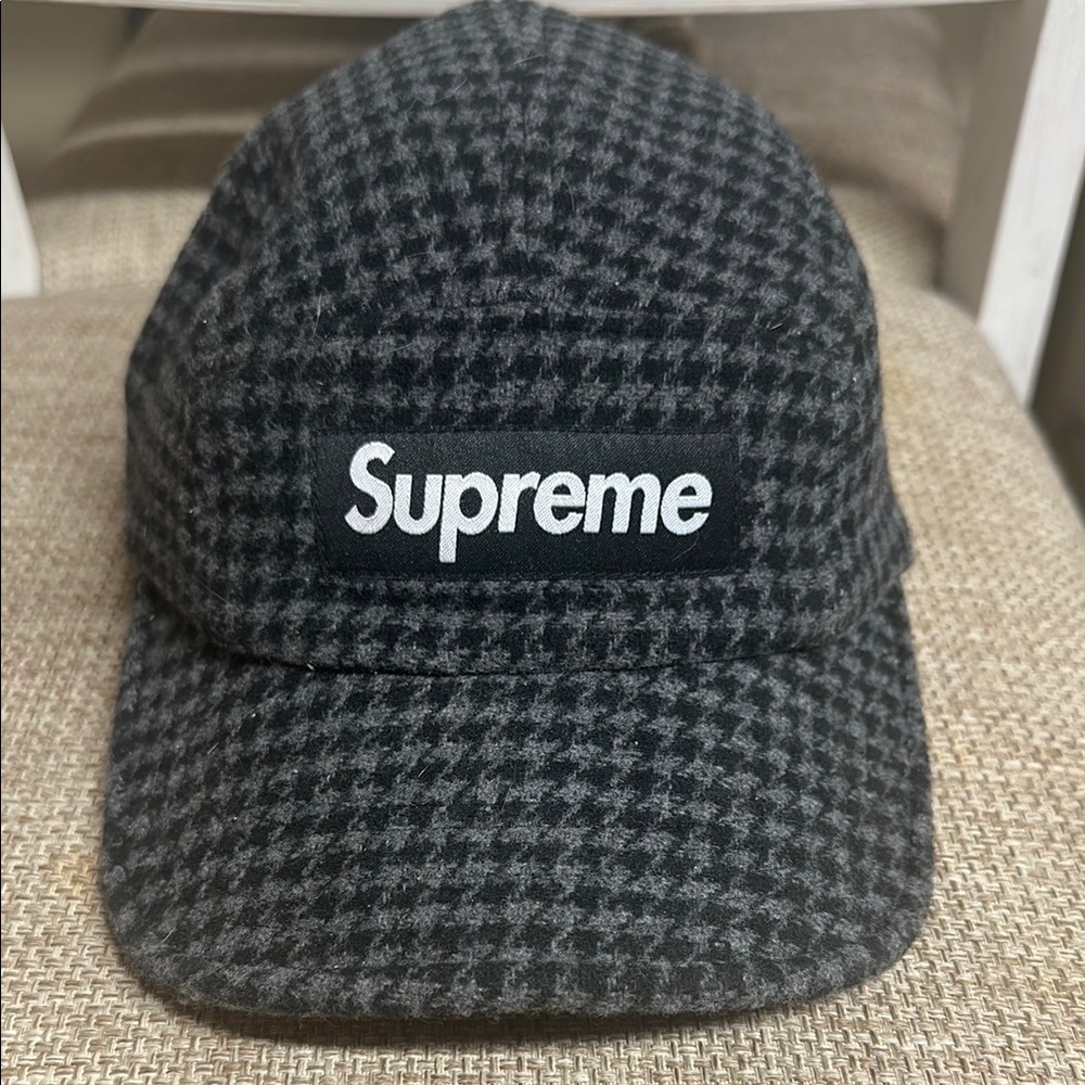 Supreme Houndstooth Cap